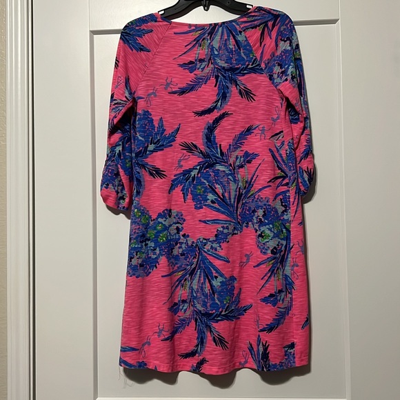 Lilly Pulitzer Surfcrest Swing Dress in Tiki Pink, Out on a Limb Women’s Size S - Picture 6 of 10